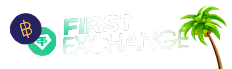 Белый логотип FIRST EXCHANGE
